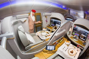 امکانات پرواز فرست کلاس امارات
